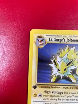Lt. Surge's Jolteon 28/132 Gym Challenge Regular First Edition Pokemon Card - Image 4