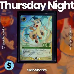 2025 DISNEY LORCANA #1/C2-EN-9 PEGASUS GIFT FOR HERCULES FOIL PROMO DLC - Image 1