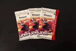 Magic the Gathering Marvel Spider-Man Collector Bundle of 3 Booster Packs Sealed - Image 1
