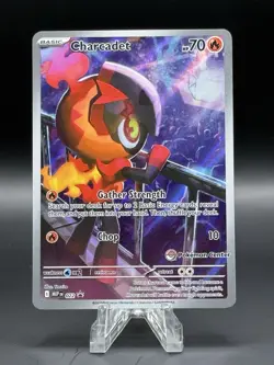 Charcadet MEP 022 - Phantasmal Flames Pokemon Center Exclusive Stamped Promo - Image 1