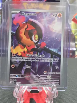 Charcadet MEP 022 - Phantasmal Flames Pokemon Center Exclusive Stamped Promo - Image 3