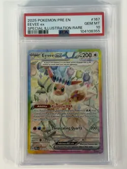 Eevee EX 167/131 Prismatic Evolutions PSA 10 Pokemon Special Illustration Rare - Image 5