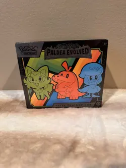 Pokemon TCG Paldea Evolved Elite Trainer Box Sealed ***Tear In The Wrapper ETB - Image 1