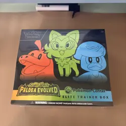 Paldea Evolved Pokemon Center Elite Trainer Box - Sealed - ETB - Pokemon TCG - Image 1