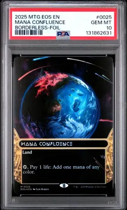 Mana Confluence (0025) Borderless Edge of Eternities: Stellar Sights Foil PSA 10 - Image 1