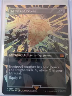 Aettir and Priwen (Borderless) Final Fantasy Foil 350 MTG - Image 1