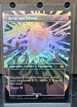 Aettir and Priwen (Borderless) Final Fantasy Foil - Image 1