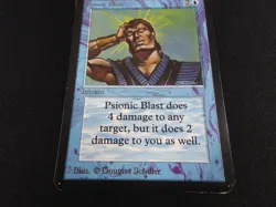 Psionic Blast MP [Alpha Edition] Mtg Magic Free Tracking! - Image 4