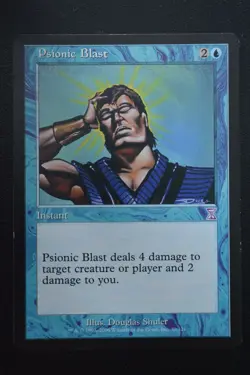 Magic The Gathering MTG PSIONIC BLAST Time Spiral Timeshifted LP Played - Image 1