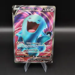 Wobbuffet V 191/202 Sword & Shield Ultra Rare Full Art Holo Pokemon Card PTCG NM - Image 1