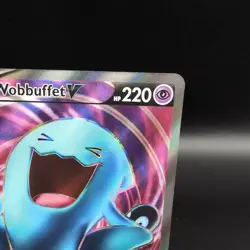 Wobbuffet V 191/202 Sword & Shield Ultra Rare Full Art Holo Pokemon Card PTCG NM - Image 3