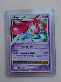 Vintage Pokemon Card Mesprit LV. X Holo Legends Awakened 2008 143/146 - NM - Image 1