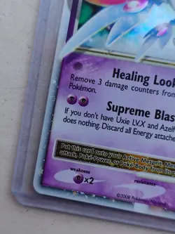 Vintage Pokemon Card Mesprit LV. X Holo Legends Awakened 2008 143/146 - NM - Image 2