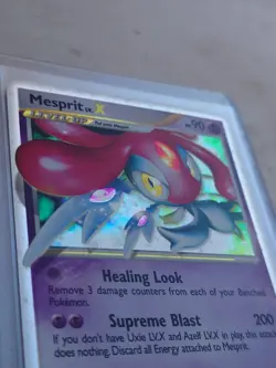 Vintage Pokemon Card Mesprit LV. X Holo Legends Awakened 2008 143/146 - NM - Image 5