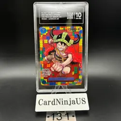 TAG GEM MINT 10 (955) Luffy P-110 Premium Card Collection ONE PIECE DAY 25 Japan - Image 1