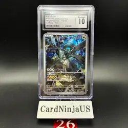 CGC GEM MINT 10 N's Zekrom AR 210/193 M2a MEGA Dream ex Pokemon Card Japanese 26 - Image 1