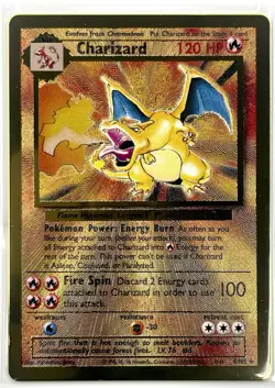 Pokemon TCG Celebrations Charizard Metal Card 004/102 Ultra Premium Collection - Image 1
