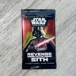 Star Wars "Revenge of the Sith" 11-Card Random Cover Sealed Booster Pack X1 - Image 1