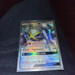 Pokemon TCG Metagross GX 157a/145 Full Art Shiny Card - Image 1