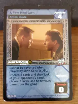 WWE WWF Raw Deal CCG - A Few Heel Men - Prize Card - Image 1