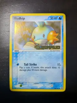 Mudkip Reverse Holo Stamped ex Emerald 56/106 Pokemon Card NM - Image 3