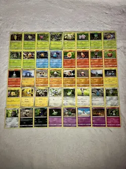 Pokemon TCG Yuka Morii Clay Pokemon 40 Card Lot - No Duplicates - LP/NM - Image 1