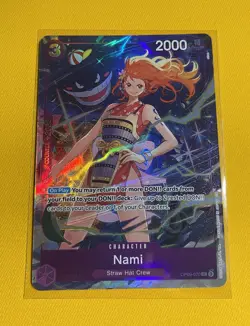 One Piece TCG Nami OP09-070 Premium Card Collection Best Selection Vol 4 Alt Art - Image 1