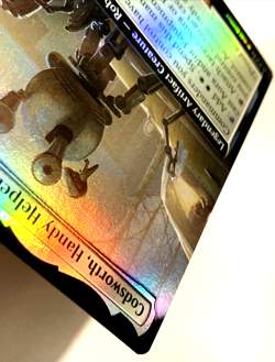 MTG Codsworth, Handy Helper EXTENDED ART FOIL Fallout 366 NM - Image 5