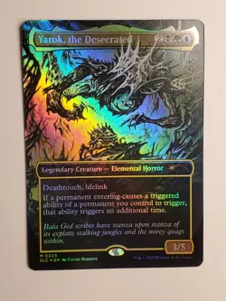 Yarok, the Desecrated FOIL - Secret Lair Encyclopedia of Magic MTG NM - Image 1