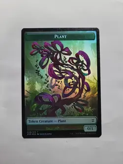 MTG - Plant / Illusion Token Foil ZNR #008 - Image 1