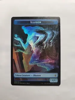 MTG - Plant / Illusion Token Foil ZNR #008 - Image 3