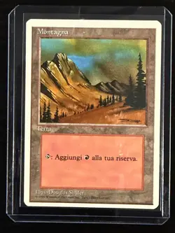 Magic MTG Italian Revised Mountain Artist Proof Near Mint - Only 50 Exist! - Image 3