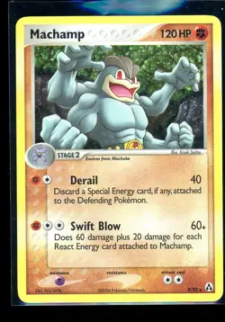 Pokemon TCG - Machamp 9/92 EX Legend Maker (2006) - Holo Rare - NM/M - Image 1