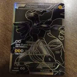 Pokemon TCG Zekrom Full Art Ultra Rare Holo Card 114/114 Black & White - Image 1