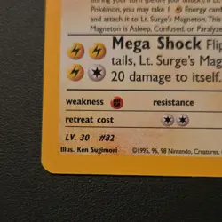 2000 Pokemon Gym Heroes Lt. Surge's Magneton Holo Rare Swirl 8/132 NM-NMMT - Image 5