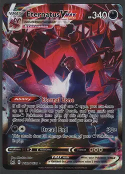 Eternatus VMAX TG22/TG30 Holo Rare VMAX Lost Origin Trainer Gallery Pokemon NM - Image 1