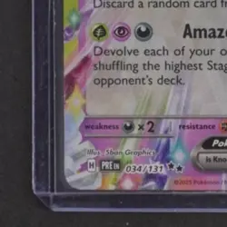 2025 POKEMON SV PRISMATIC EVOLUTIONS - PRE EN #034/131 ESPEON EX - Image 4