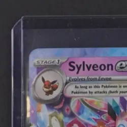 2024 POKEMON SV SURGING SPARKS - SSP EN #086/191 SYLVEON EX REVERSE HOLO - Image 3