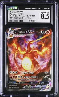 Charizard VMAX *CGC 8.5* Illustration Rare *Sword & Shield UPC Promo* #261 - Image 1