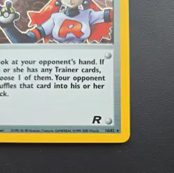 Pokemon TCG Rockets Sneak Attack 16/82 Unlimited Holo Rare - Image 3