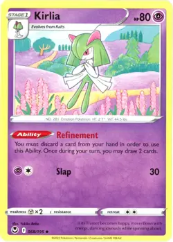 Kirlia - 068/195 - Silver Tempest - Pokemon - English - NM/M - Image 1