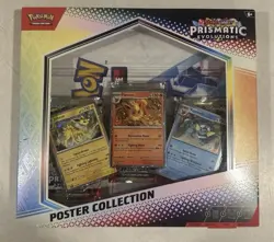 Pokemon Prismatic Evolutions Poster Collection Box New Factory Sealed - Image 1