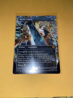 Buster Sword Borderless non foil Magic The Gathering MTG Mint 0351 final fantasy - Image 1