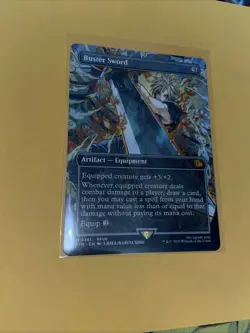 Buster Sword Borderless non foil Magic The Gathering MTG Mint 0351 final fantasy - Image 2