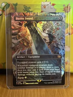 MTG - Buster Sword (Borderless 351) (FOIL) - NM - FINAL FANTASY - Image 2