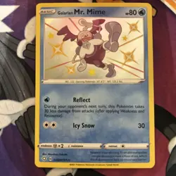 Galarian Mr. Mime - SV020/SV122 - Pokemon Shining Fates Sword Shield Shiny NM - Image 1