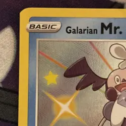 Galarian Mr. Mime - SV020/SV122 - Pokemon Shining Fates Sword Shield Shiny NM - Image 5