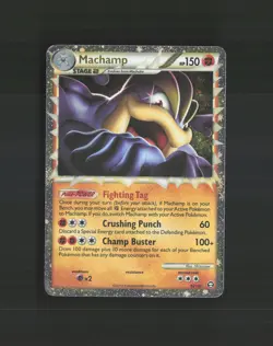 Machamp 95/102 Triumphant Ultra Rare Holo Pokemon Card LP - Image 1