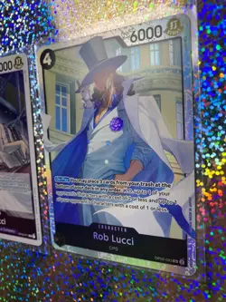 One Piece Card Game: SR OP05-093 Rob Lucci; R Foil OP03-071 Rob Lucci - Image 3