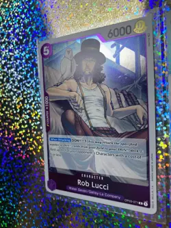 One Piece Card Game: SR OP05-093 Rob Lucci; R Foil OP03-071 Rob Lucci - Image 5